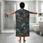 Kids 350 GSM Cotton Bath Towel | Gaming Print