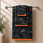 Kids 350 GSM Cotton Bath Towel | Gaming Print