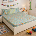 Big Diggers Flat Sheet Set