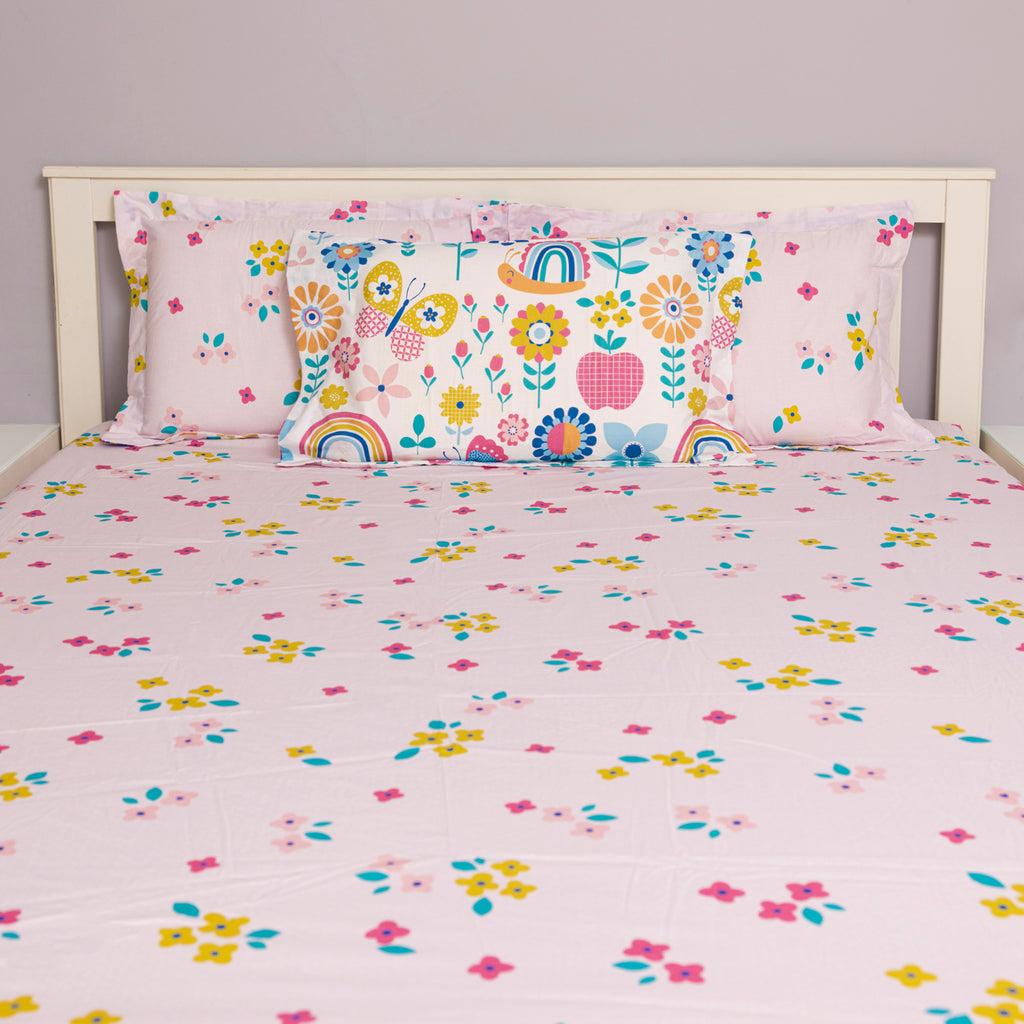 Flower Garden Fitted Sheet Set