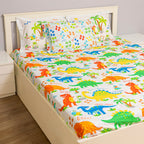 Dinky Dinosaur Flat Sheet Set