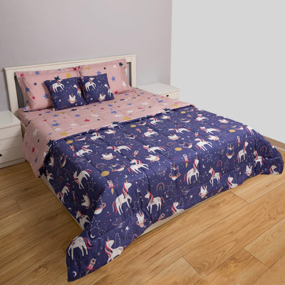 Space Unicorn Comforter Set