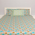 Big Diggers Flat Sheet Set
