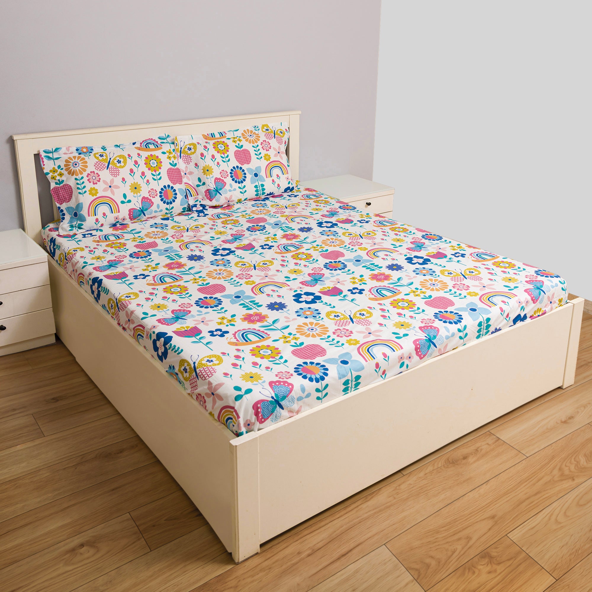 Flower Garden Flat Sheet Set