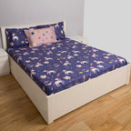 Space Unicorn Flat Sheet Set