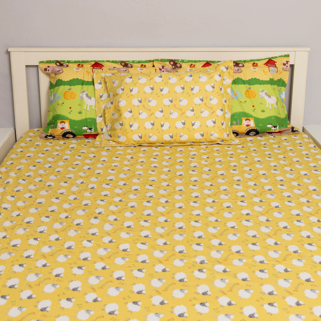 Farm Friends Fitted Sheet Set