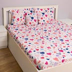 Hearts Flat Sheet Set