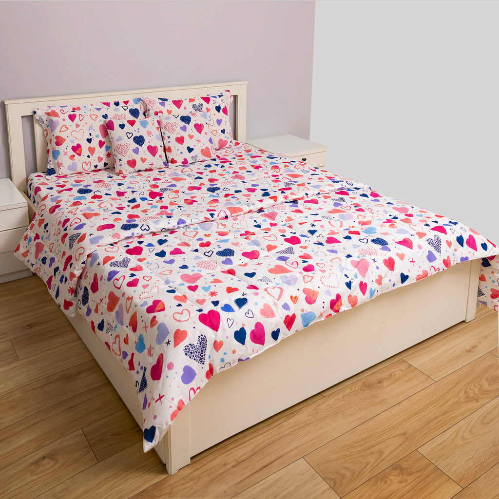 Hearts Comforter Set