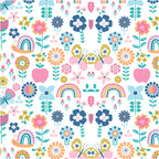 Flower Garden Flat Sheet Set