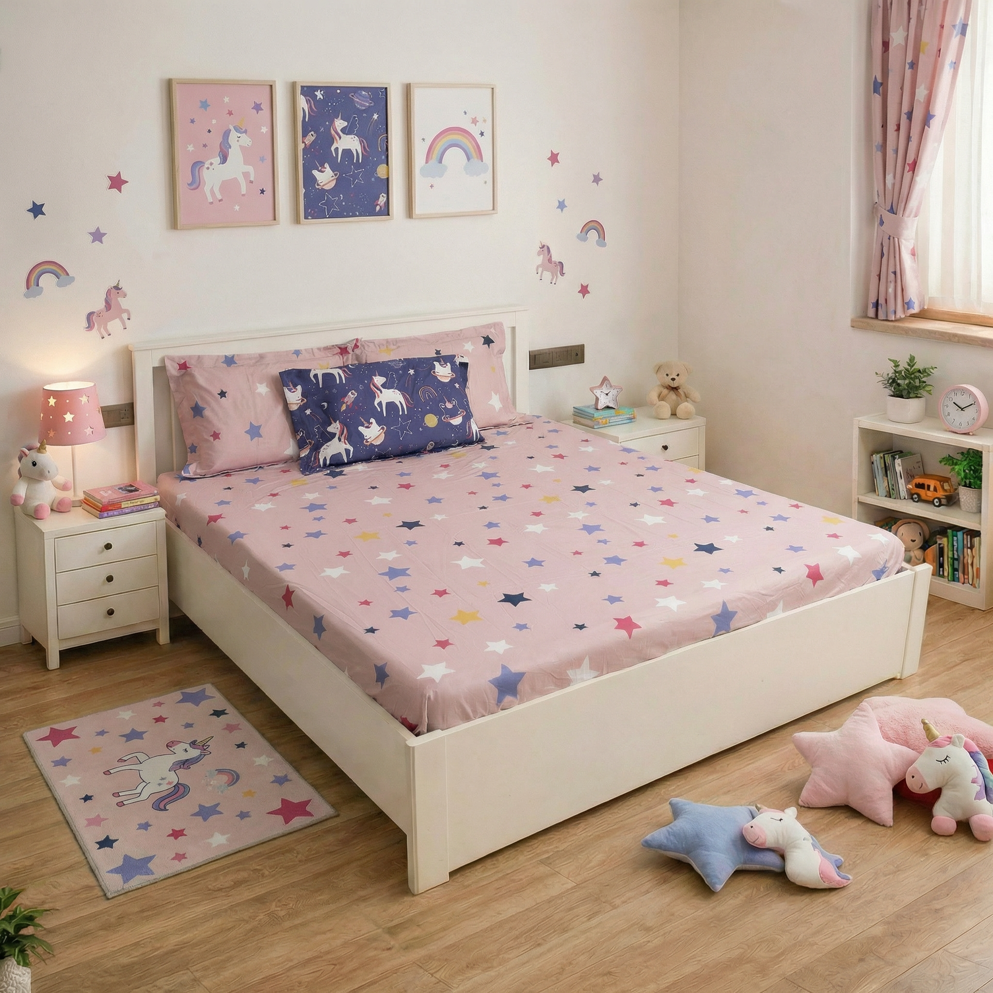 Space Unicorn Fitted Sheet Set