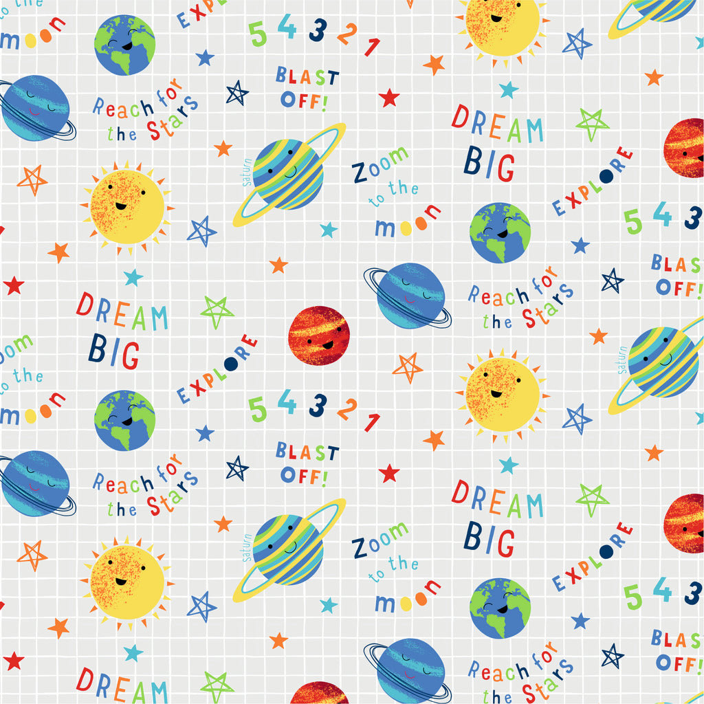 Space Explorer Fitted Sheet Set